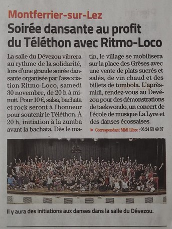 ritmo loco midi libre telethon 2024