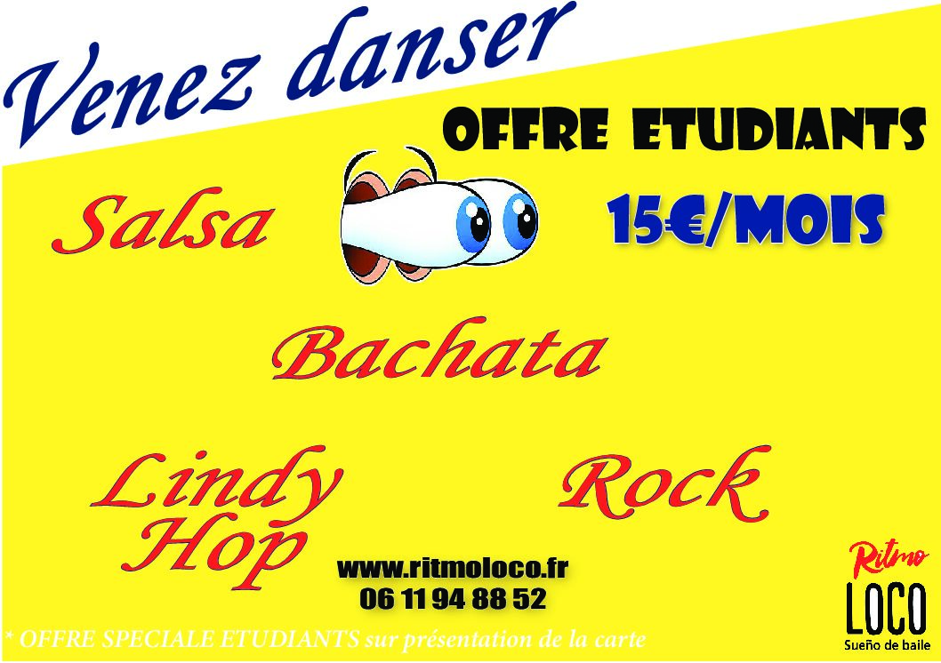 ritmo loco offre étudiants 2025